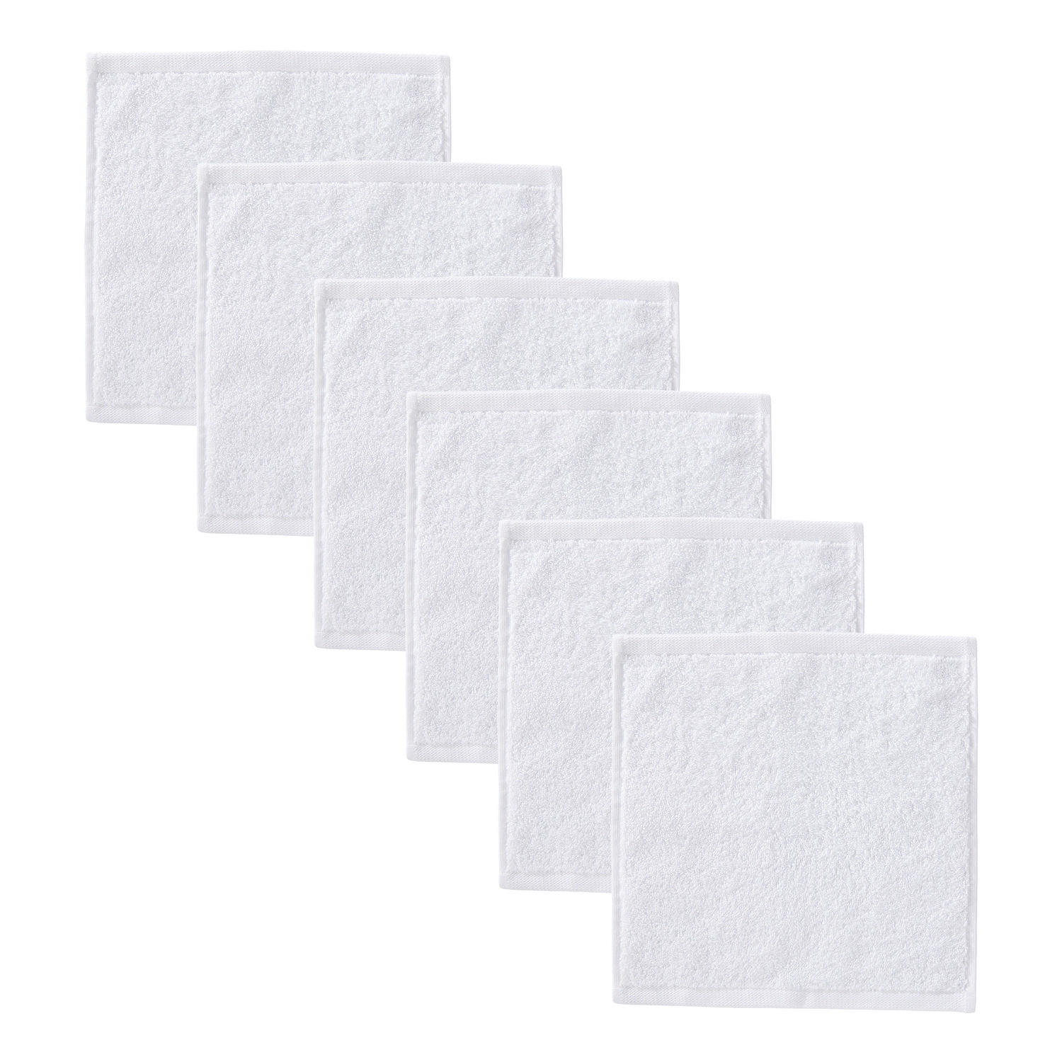 GÄSTEHANDTUCH (6er-Set) Fabulous 30x30 cm - Weiß, Textil (30/30cm) - Butlers