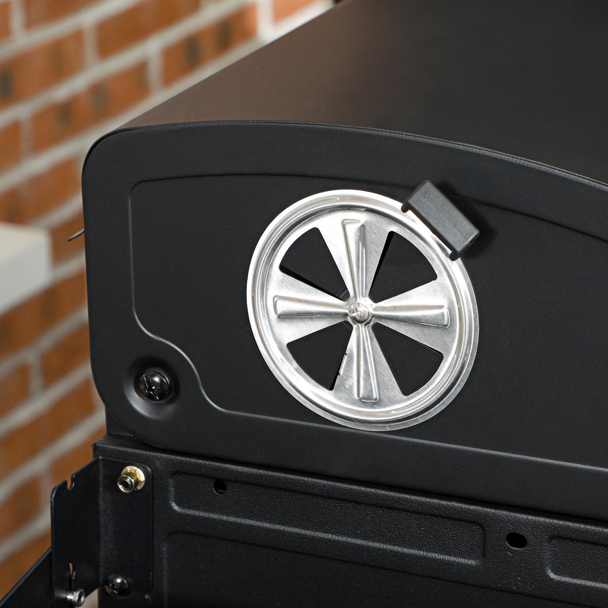 GASGRILL DE-10168 Schwarz - Schwarz, Metall (54/103/161cm) - ComfortXL