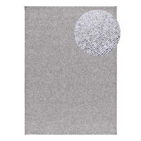 WEBTEPPICH Silber Petra 120/170 cm - Silberfarben, Textil (120/170cm) - Atticgo