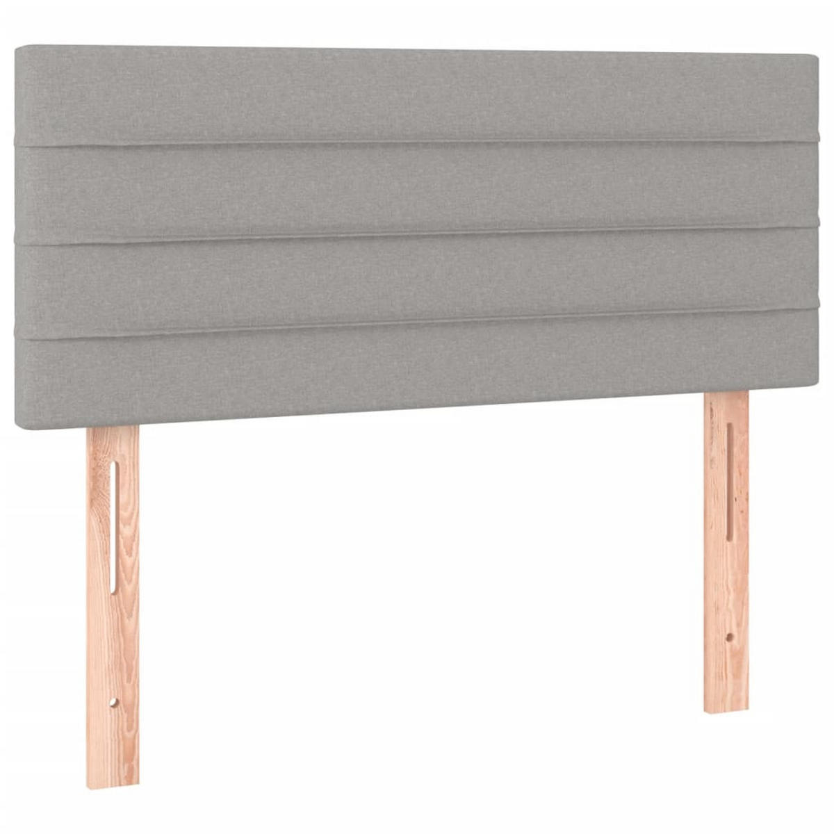 BOXSPRINGBETT 100/200 Cm Grau Gewebe - Grau, Textil (100/203cm) - vidaXL