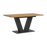 ESSTISCH Velo (B/H/T: ca. 150/76/90 cm) in grau/Artisan Oak Nachbildung - Grau, Holzwerkstoff (90/150/76cm)