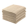 HANDTUCHSET Turin - 4-teilig - 50 x 100 cm - Sand - Sandfarben, Textil (50/100cm) - SCHIESSER
