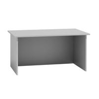 SCHREIBTISCH STANDARD Laminierte Spanplatte Weiß 120x60x75 cm - Weiß, Holzwerkstoff (60/120/75cm) - CDF