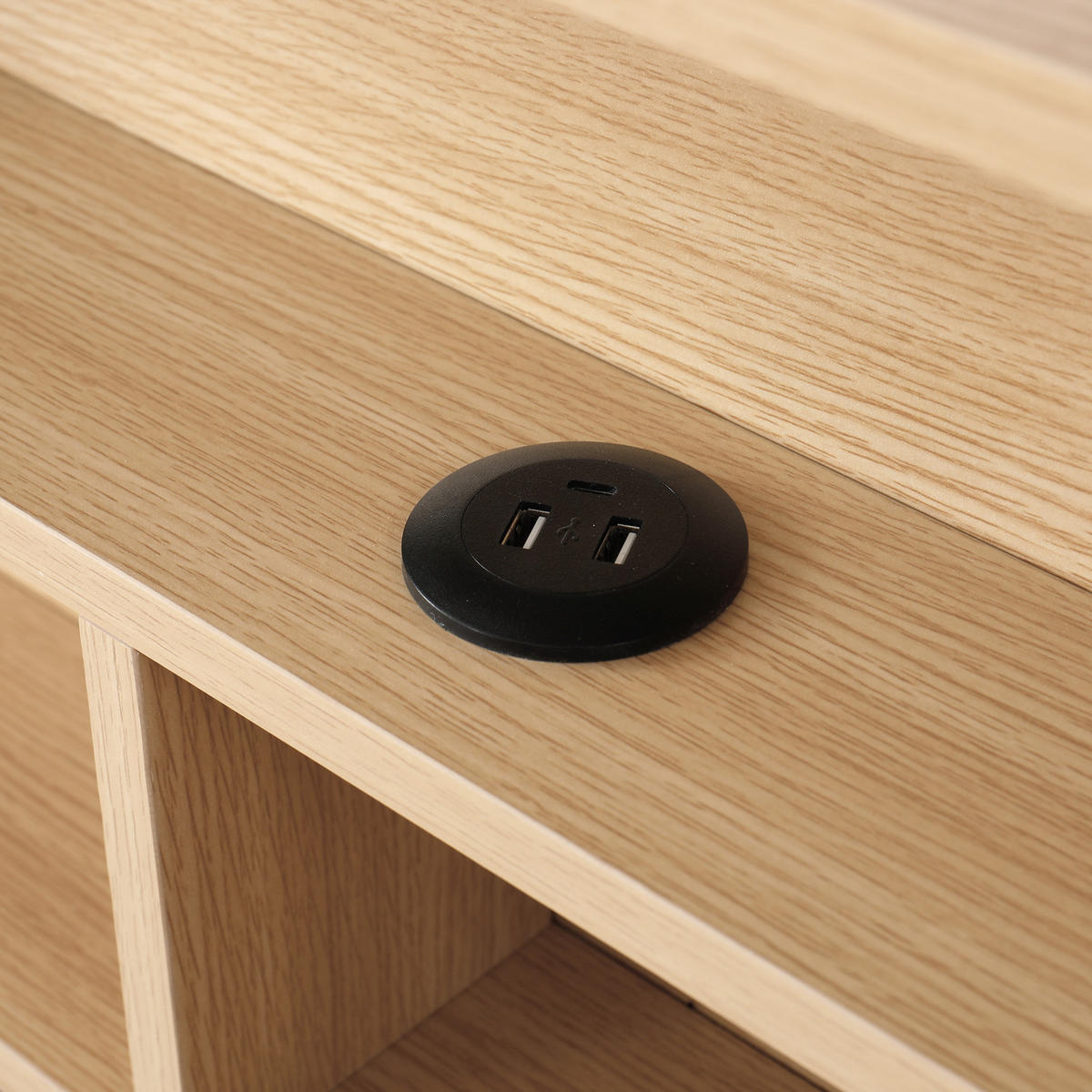 POLSTERBETT 90/200 cm & 180/200 cm in Grau mit Schubladen, offenen Fächern, USB, Type-C und LED Samt Design - Grau, Holzwerkstoff/Textil (90/200cm) - STILVORA