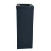 MÜLLEIMER Wertstoffsammler Recycloflex 60 Liter 70,5x26,3x34,3 cm AlumInium Schwarz - Schwarz, Metall (34.3/70.5/26.3cm) - PROREGAL