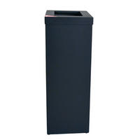 MÜLLEIMER Wertstoffsammler Recycloflex 60 Liter 70,5x26,3x34,3 cm AlumInium Schwarz - Schwarz, Metall (34.3/70.5/26.3cm) - PROREGAL