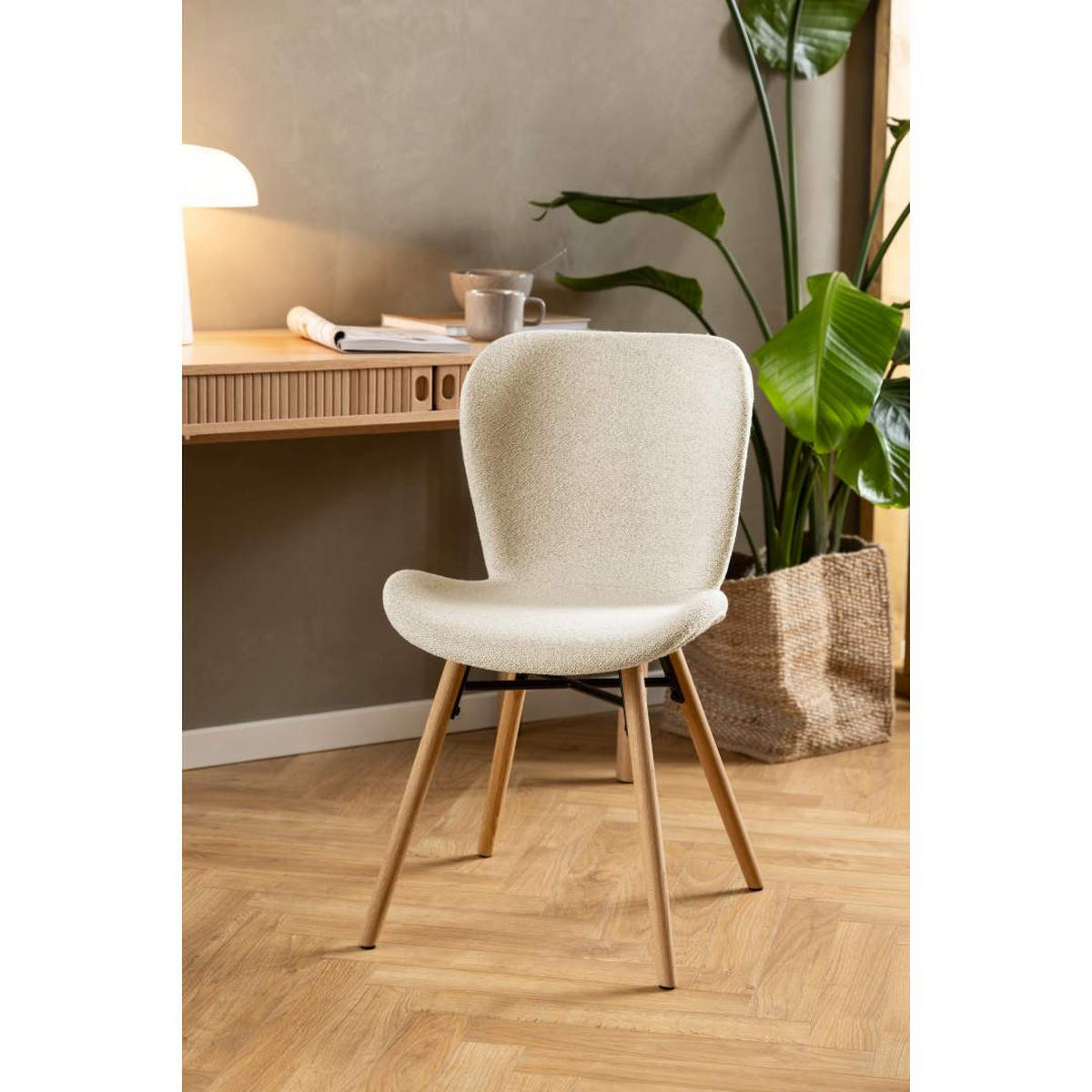 ESSZIMMERSTUHL, BatildaA, Stühle Beige, Stoff, 47 x 53 x 83 cm, 2-teilig - Beige, Textil (47/83/53cm) - ebuy24