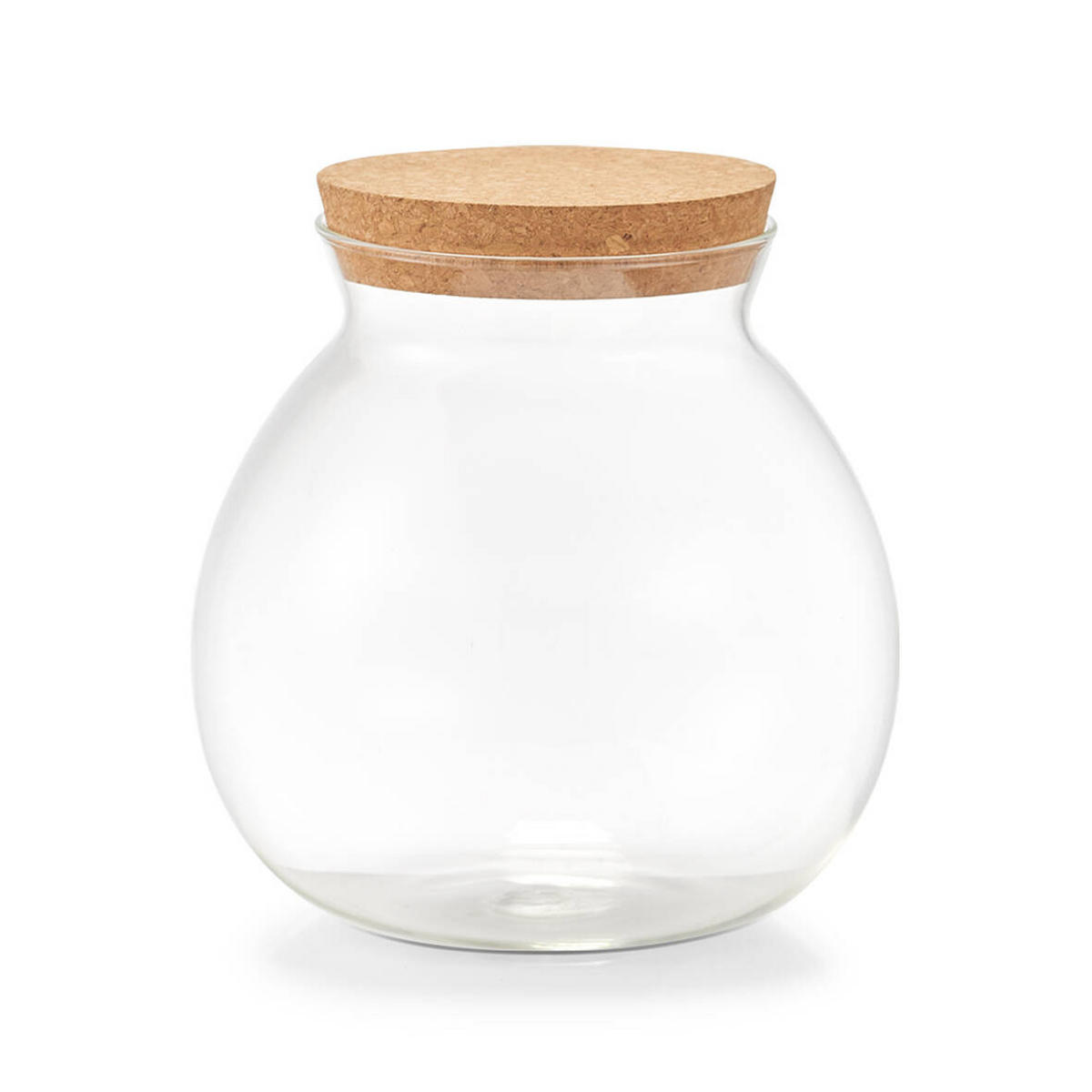 GLASGEFÄSS Korkdeckel 1700 ml - Transparent, Glas (15/15.7/15cm)