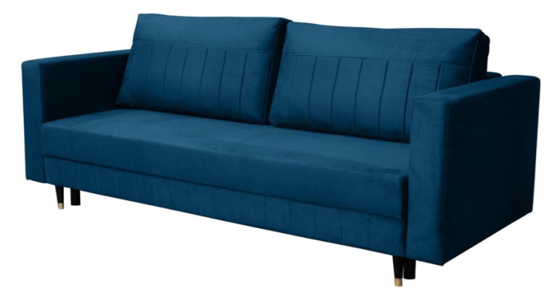 SOFA Blau ELA Mit Schlaffunktion - Blau, Textil (232/95/98cm) - Sepro Meble