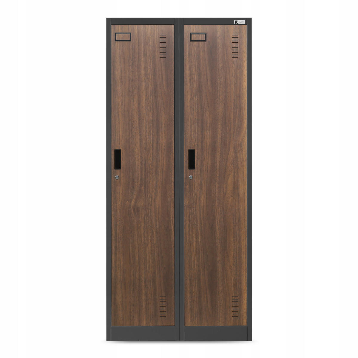 UMKLEIDESCHRANK KACPER - Anthrazit/Braun, Metall (80/180/50cm) - Jan Nowak