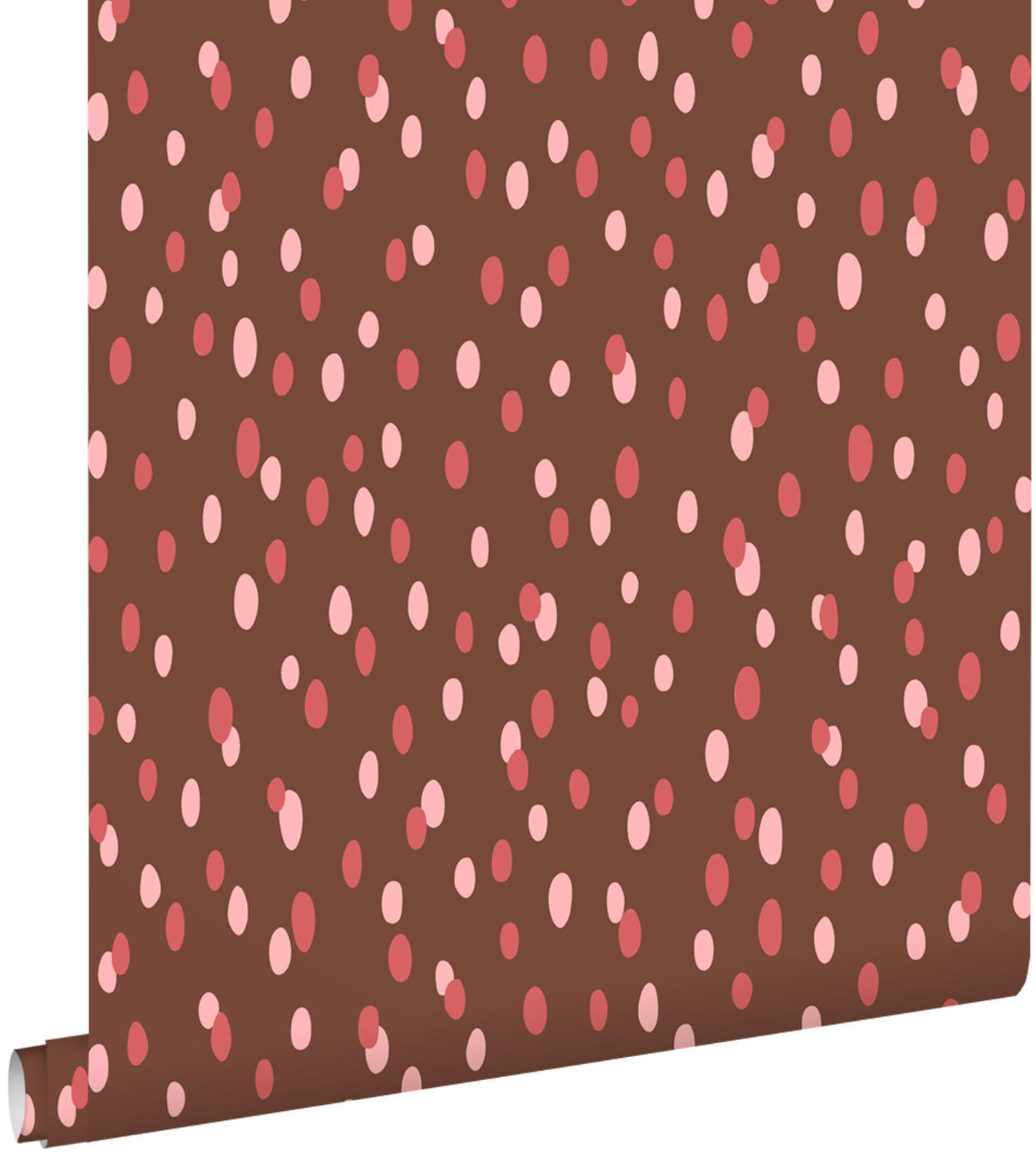 TAPETE Punkte 50 x 900 cm - Rot, Papier (50/0.1cm) - ESTAhome