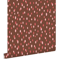 TAPETE Punkte 50 x 900 cm - Rot, Papier (50/0.1cm) - ESTAhome