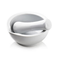 MÖRSER Basic Weiß 14/14/6.5 cm Keramik - Weiß, Keramik (14/6.5/14cm) - Mondex