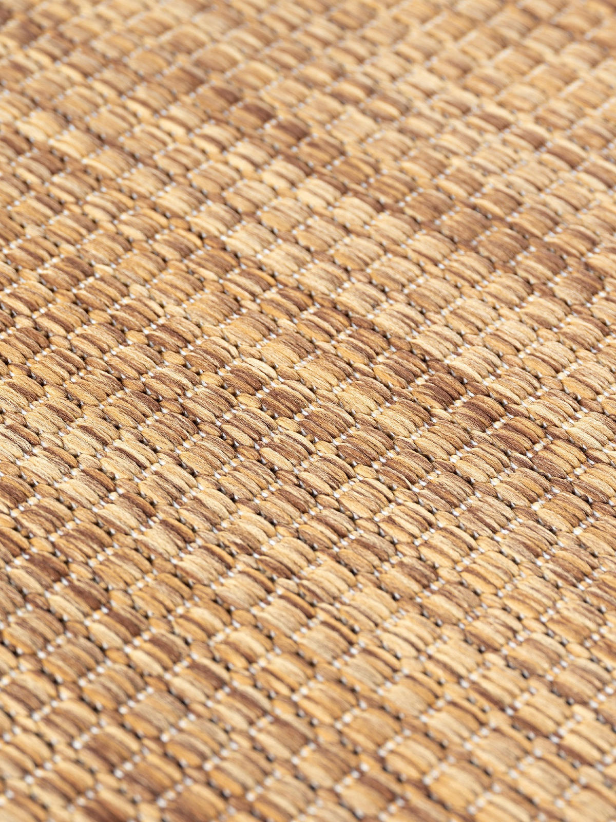 TEPPICH Flachgewebe, Outdoor, Fußbodenheizung-geeignet, VIGOLENO in Ockerbraun, 280 x 370 cm - Braun, Textil (280/370cm) - KADIMA DESIGN