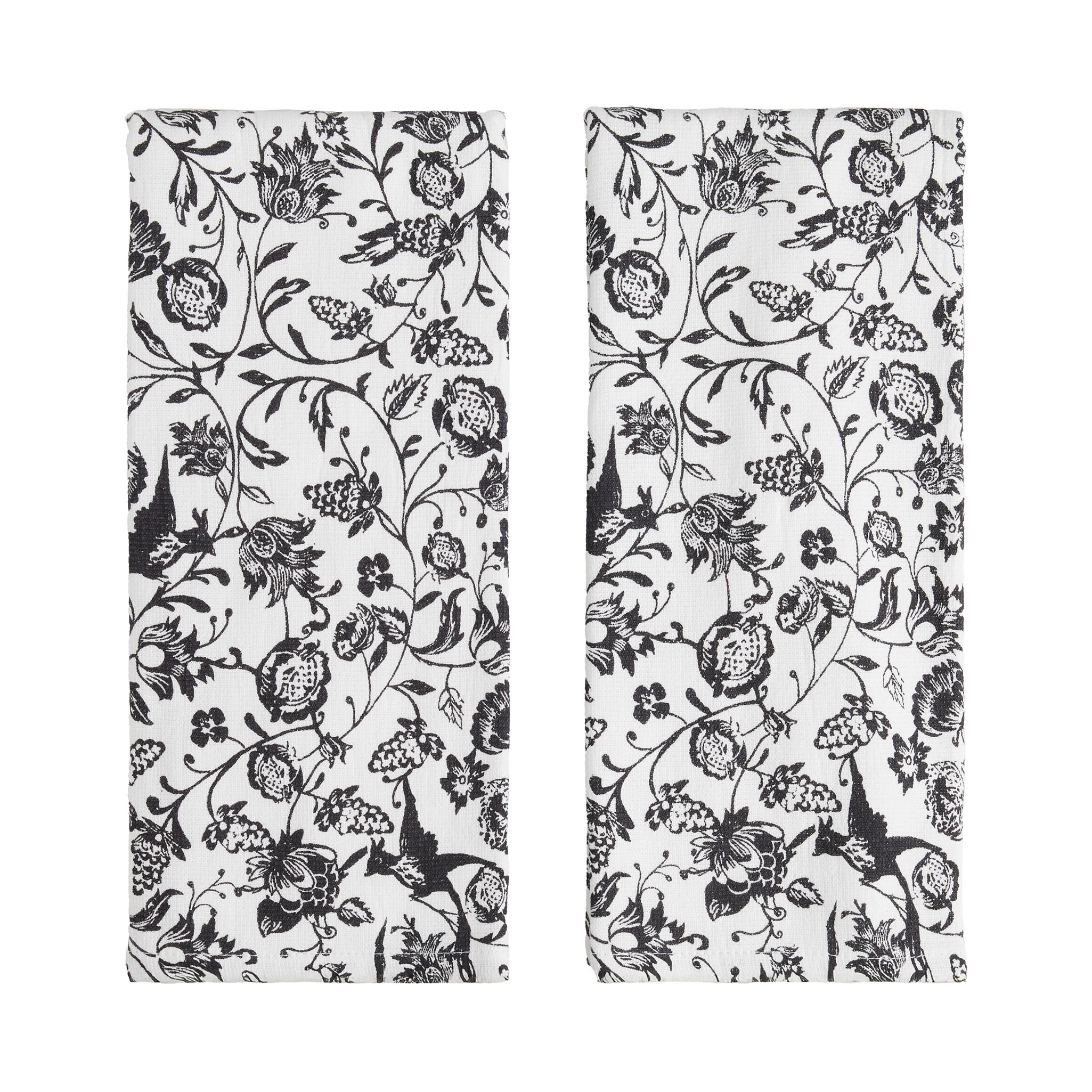 KÜCHENHANDTUCH-SET Fylla (2er-Set) - Schwarz, Textil (40/60cm) - home&you