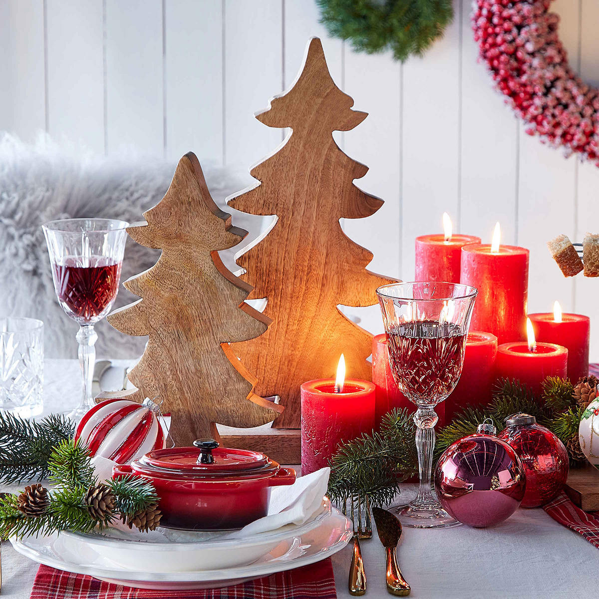 DEKO-TANNE Forest - Braun, Holz (17/30/5cm) - Butlers