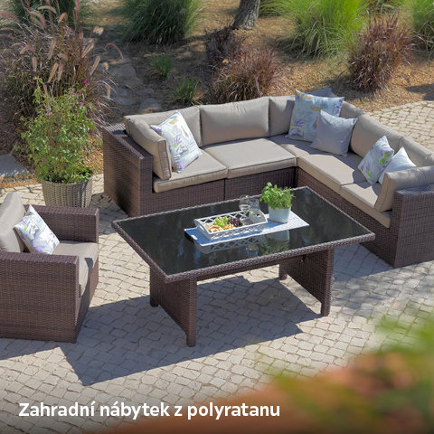 Zahradní nábytek z polyratanu