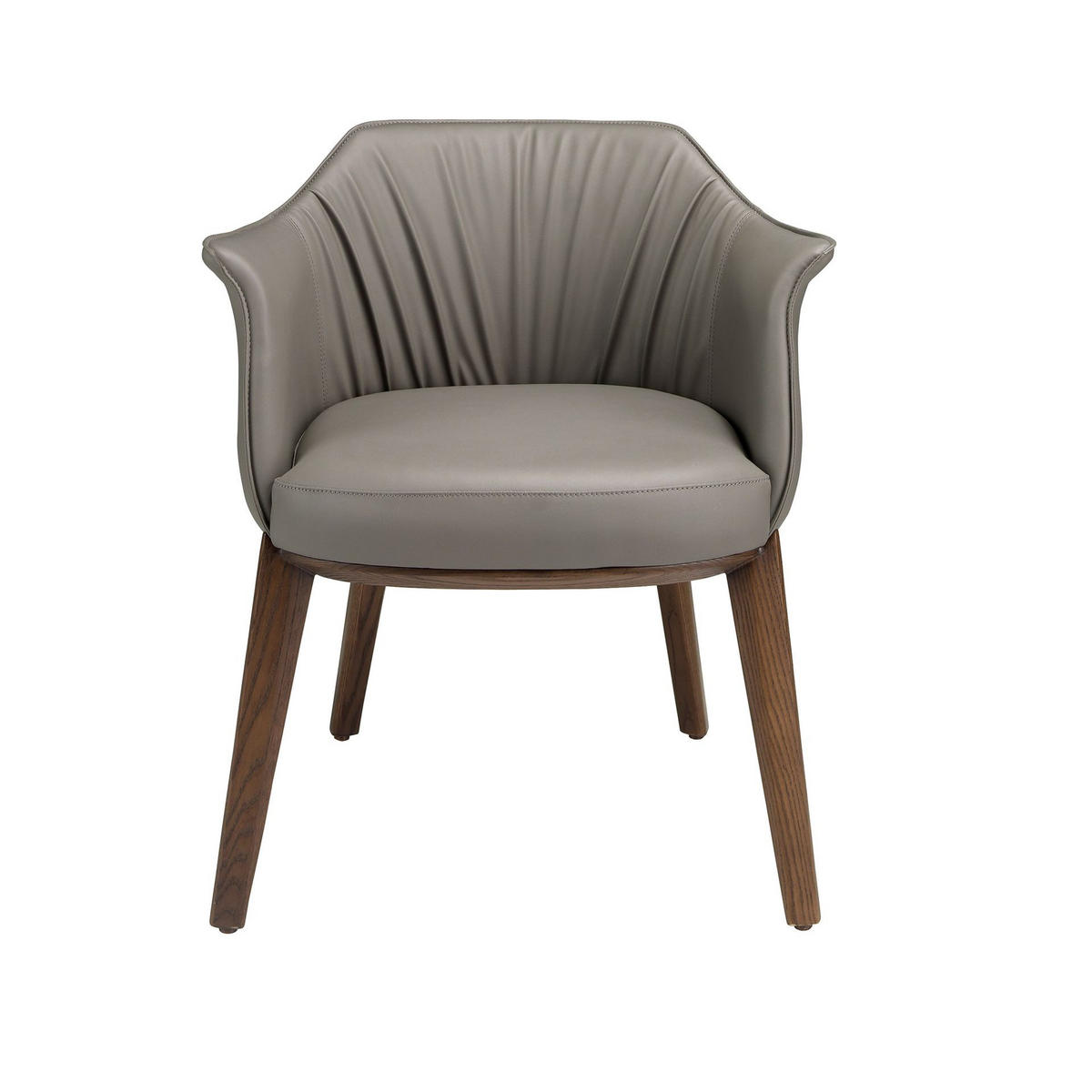 STUHL Grauer Kunstlederstuhl 64/56/73 cm - Grau, Textil (64/73/56cm) - ANGEL CERDA