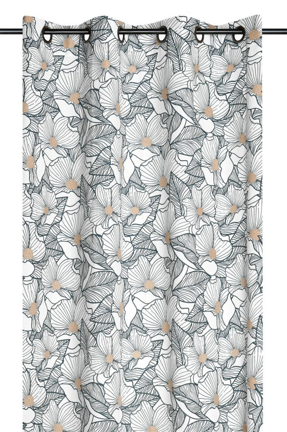 BAUMWOLLVORHANG Eugenie 140/260 cm - Multicolor, Naturmaterialien (140/260cm)