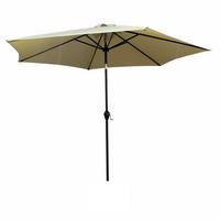 SONNENSCHRIM Beige 235/270 cm - Beige/Schwarz, Metall (270/270cm) - Akord