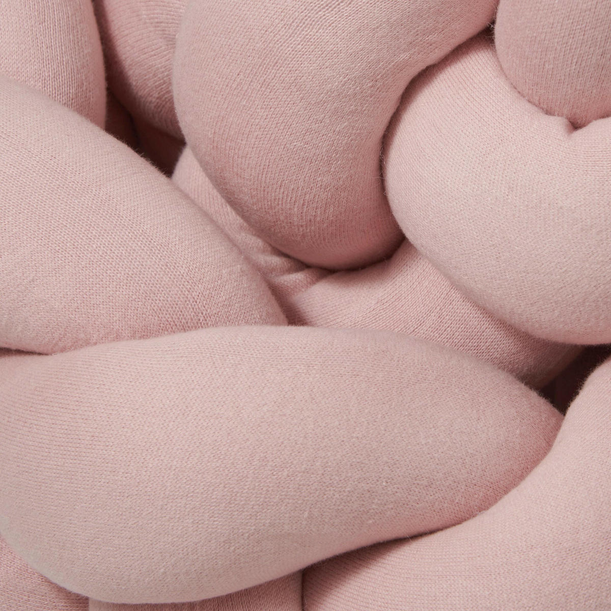 BETTSCHLANGE geflochten Rosa Strick - Rosa, Textil (17/200cm) - nordic coast company