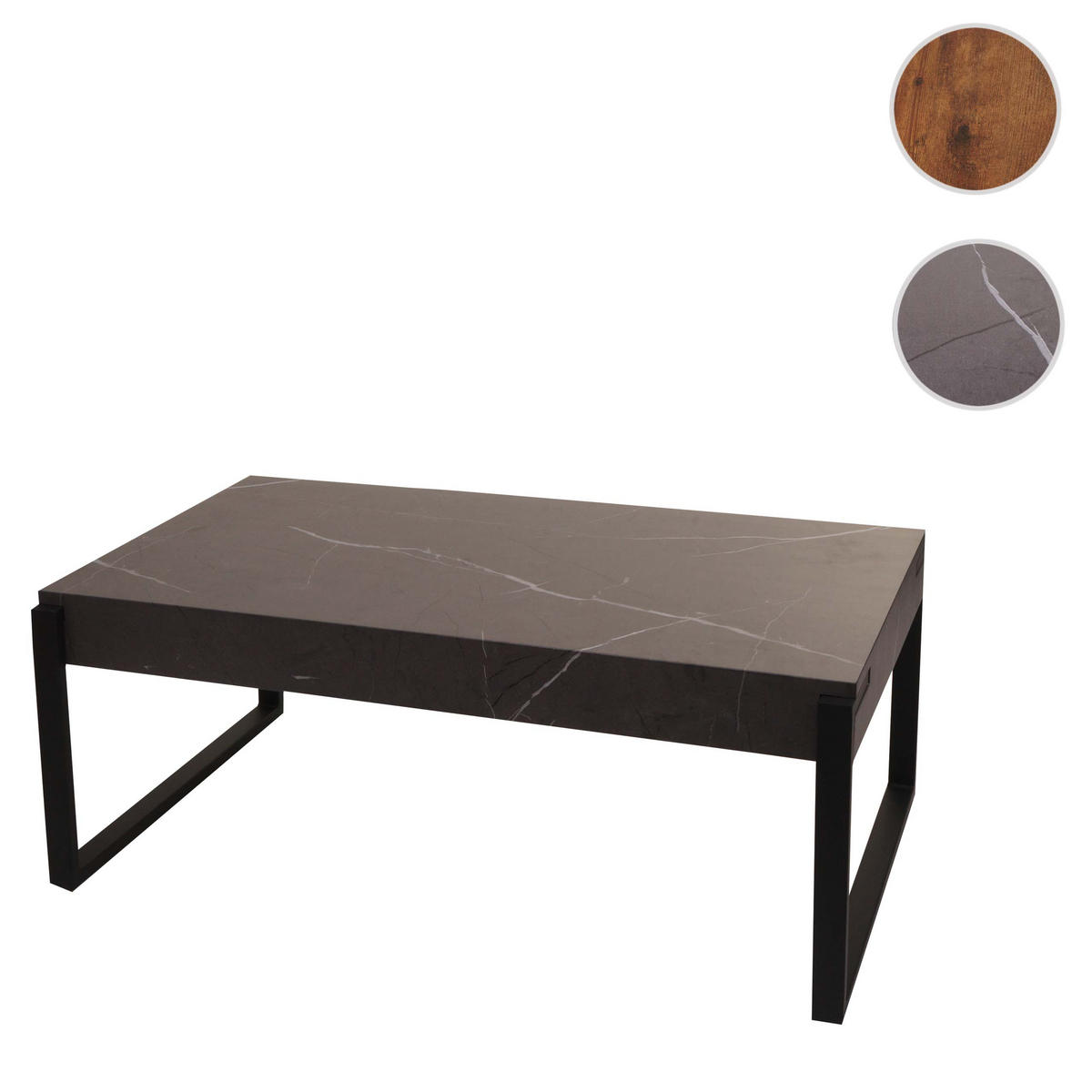 COUCHTISCH eckig Grau - Grau, Holzwerkstoff (64/110/43cm) - MCW