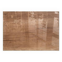 GLASPLATTE für Kamin 100x70 cm - Braun, Glas (100/70/0.4cm) - TULUP