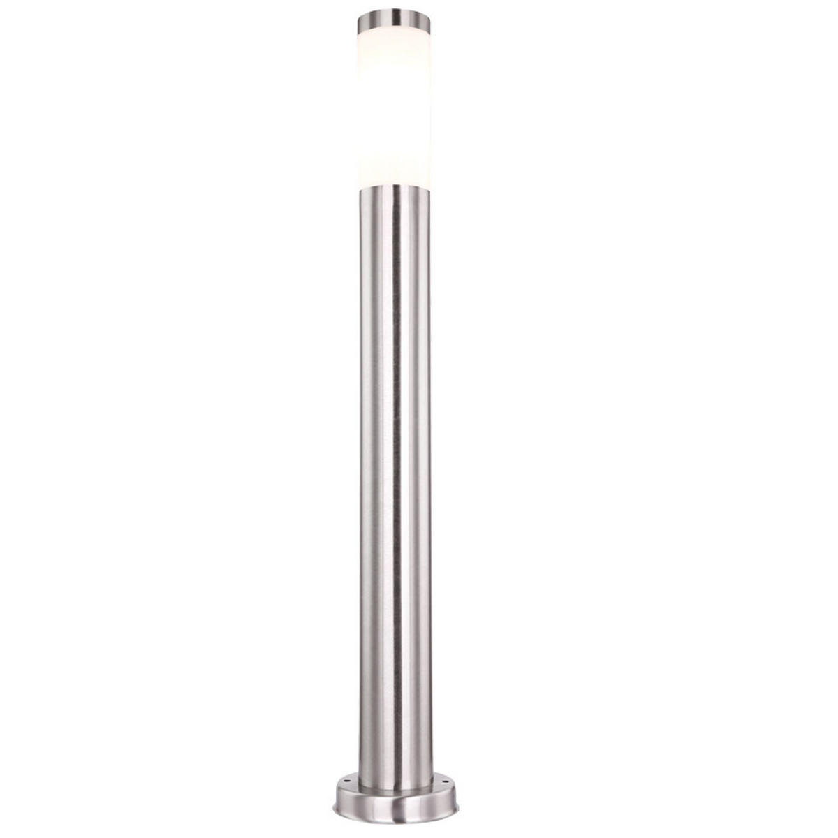 LED WEGLEUCHTE Edelstahl RGB - Silberfarben, Metall (12.7/12.7/80cm) - Globo Lighting