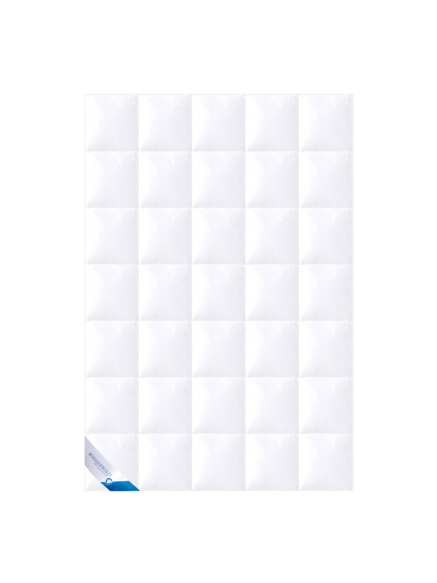 WINTERBETTDECKE PREMIUM Gänsedaunen extra warm - Weiß, Naturmaterialien/Textil (135/200cm) - Böhmerwald