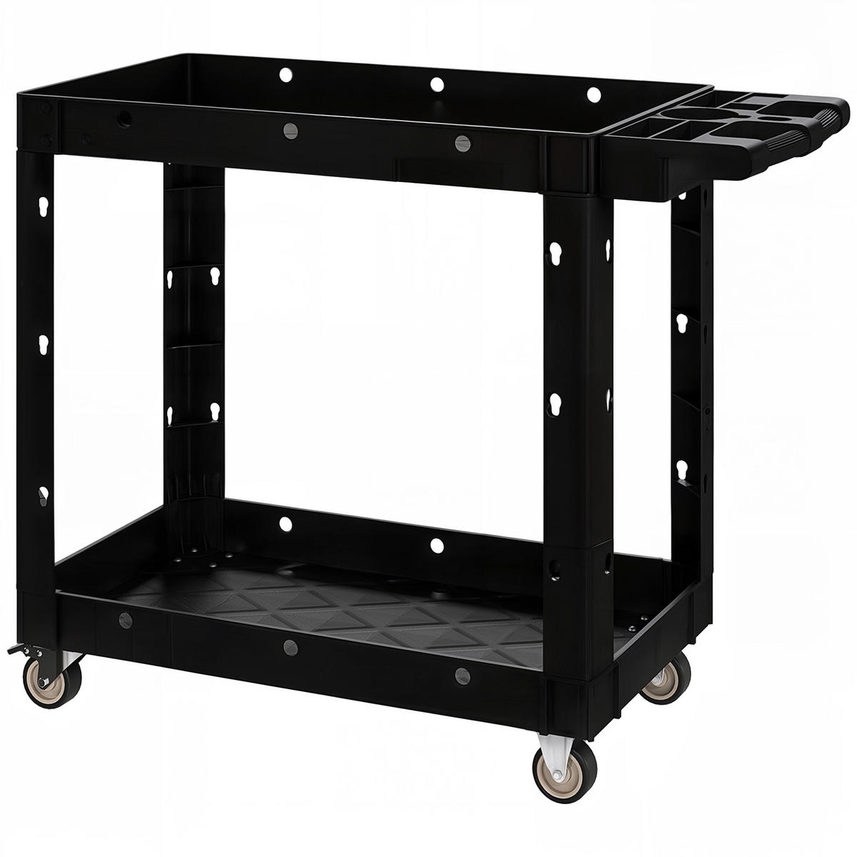 WERKZEUGWAGEN DE-09500 Schwarz - Schwarz, Kunststoff (43.5/84.5/102.6cm) - ComfortXL