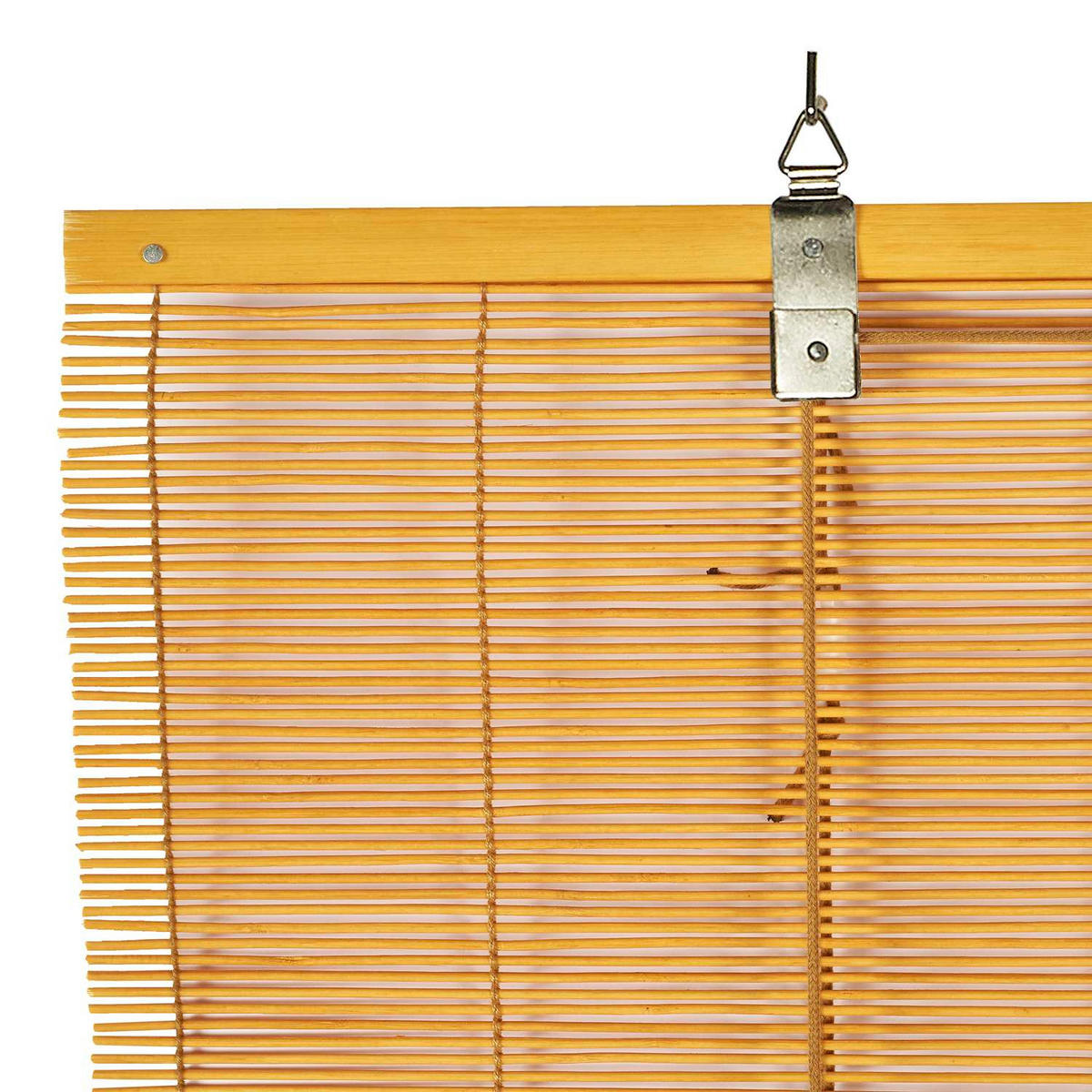 BAMBUSROLLO Hellbraun, 150 cm x 175 cm - Hellbraun, Kunststoff (150/175cm) - STORESDECO