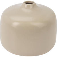DEKOVASE Keramik H. 8,5 cm - Beige, Keramik (7.5cm) - Home Styling Collection