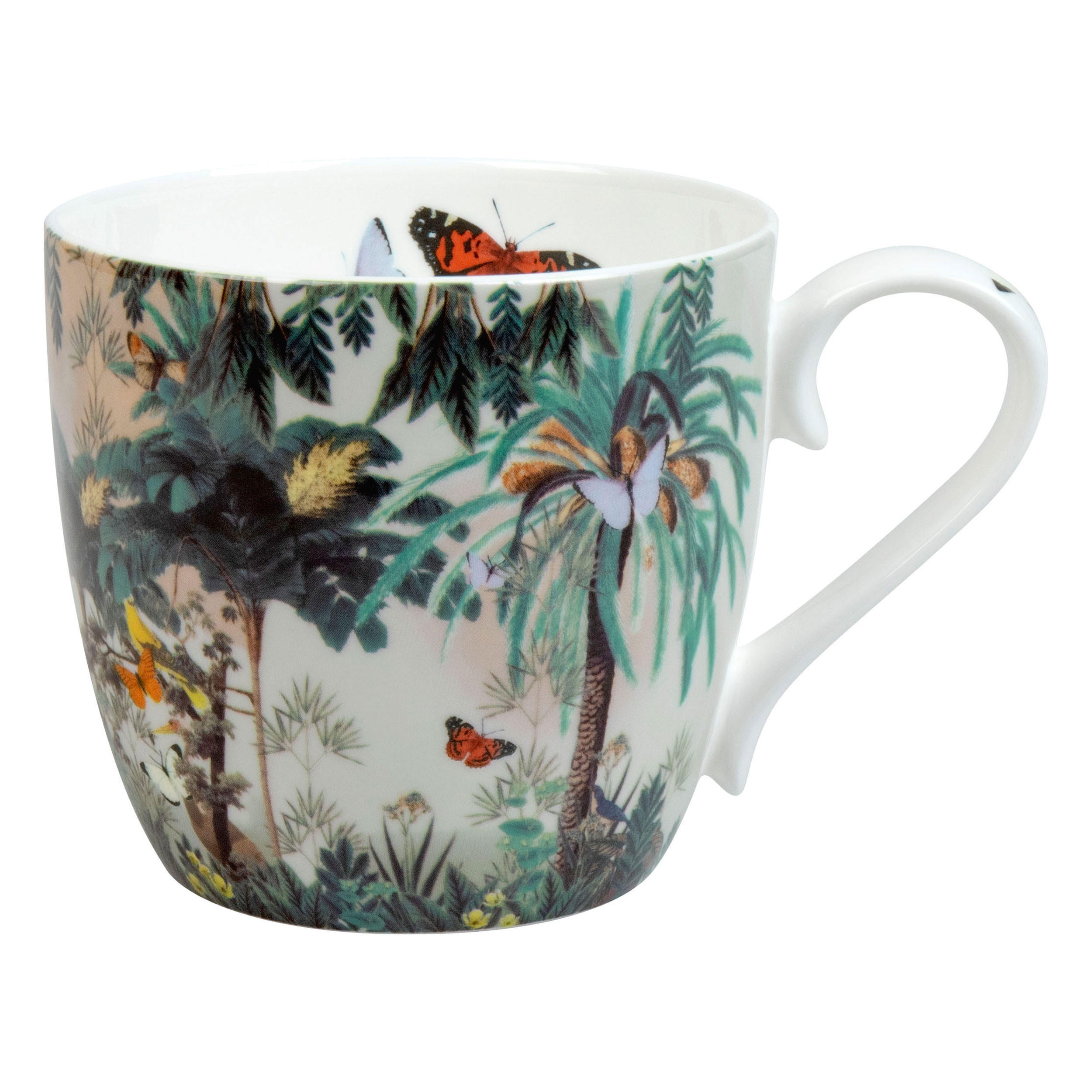 KAFFEEBECHER Jungle heritage - Binny Talib - Naturfarben, Keramik (0.43L) - Könitz