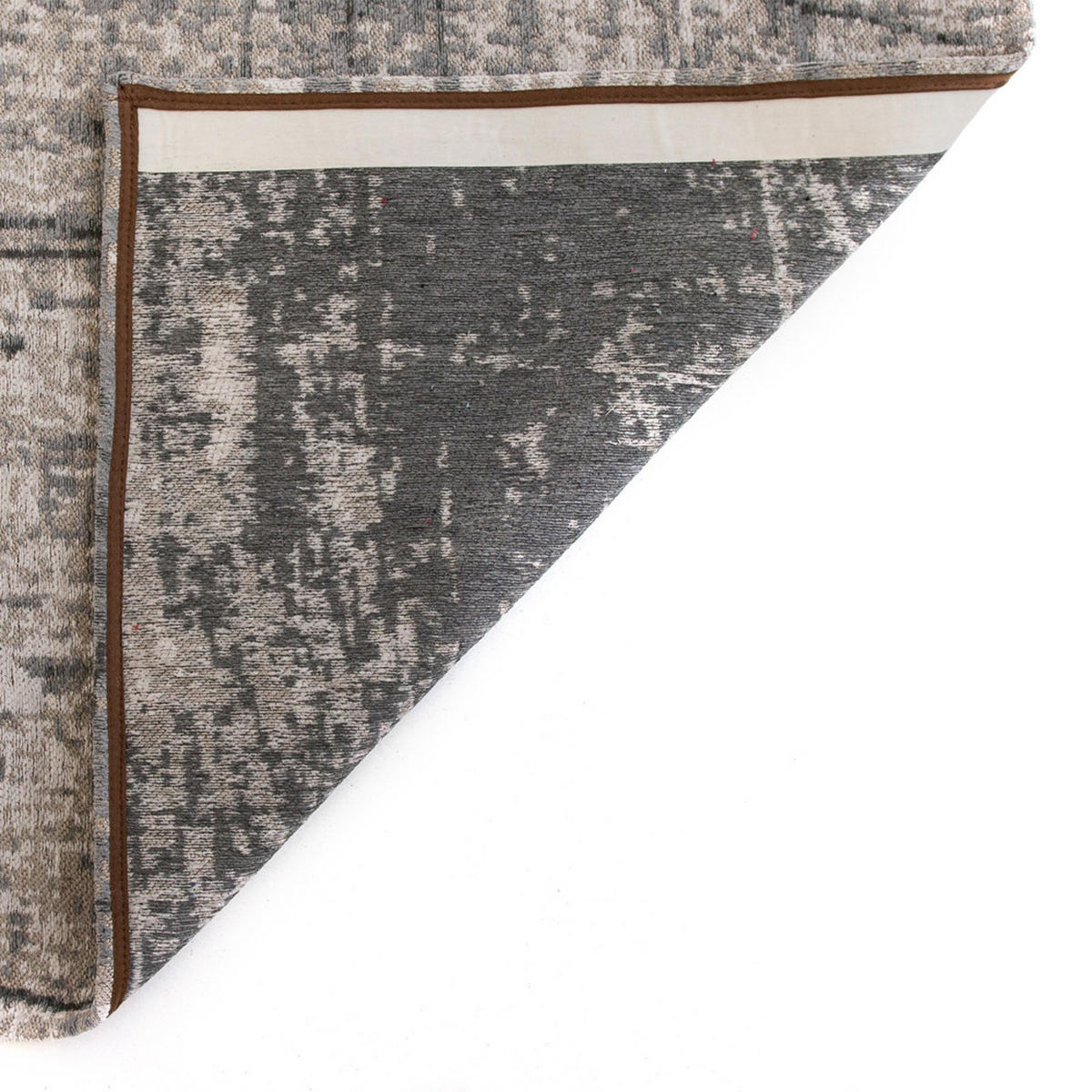 TEPPICH Jersey Stone Mad Men 140/140 cm - Grau, Textil (140/140cm) - Louis De Poortere