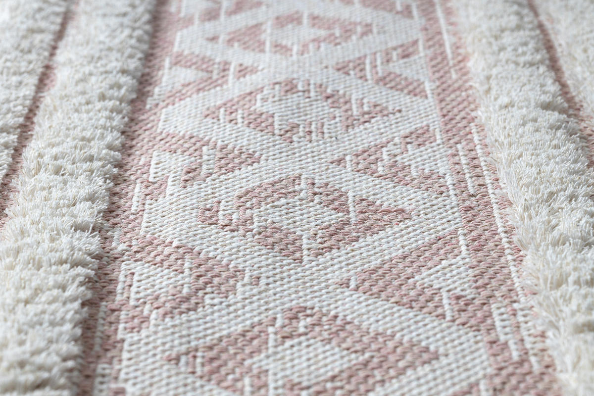 TEPPICH Moroc 117/170 cm - Pink, Textil (117/170cm) - rugsX