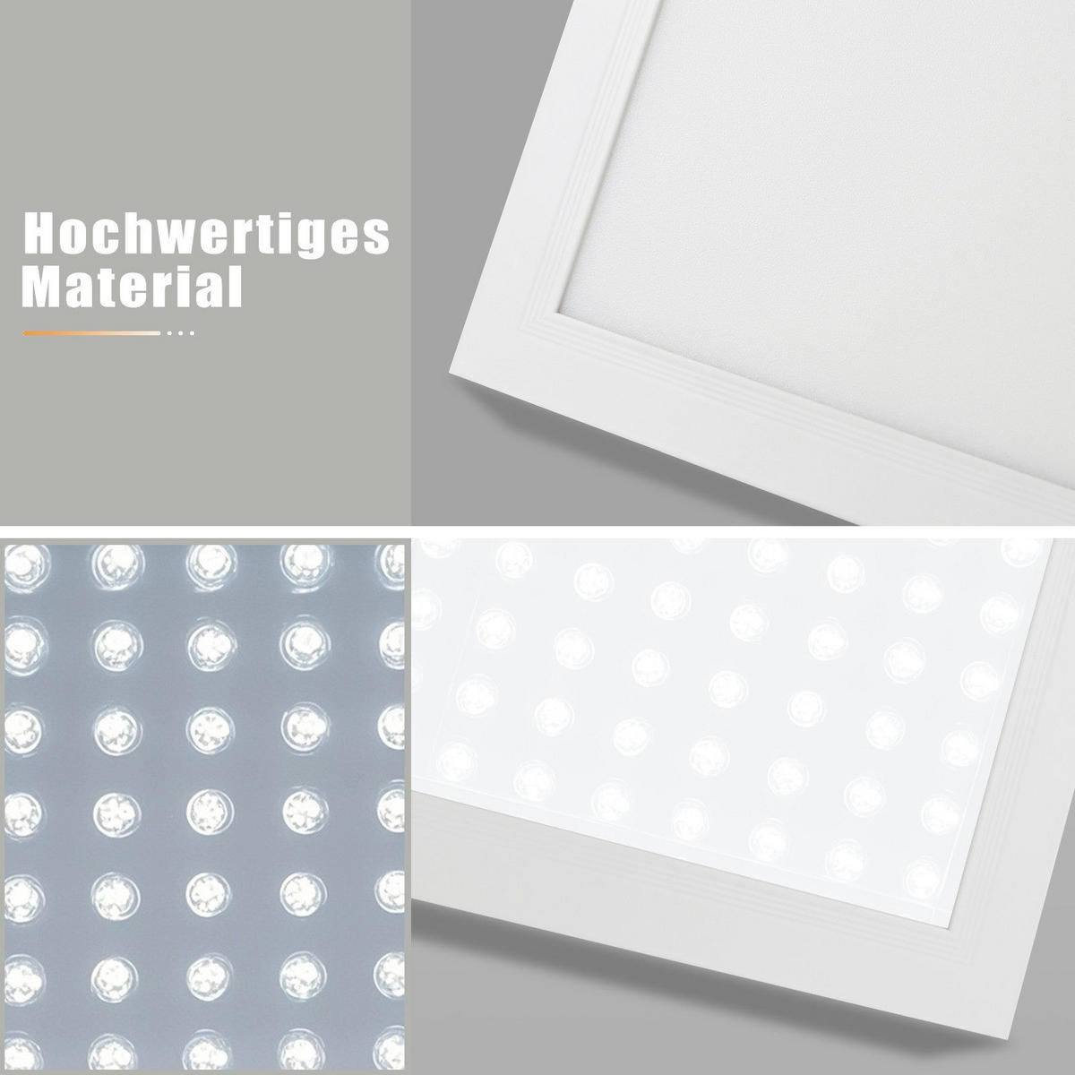 LED-DECKENLEUCHTE Landshut 100/25/4.5 cm - Weiß, Metall (100/25/4.5cm) - Nettlife