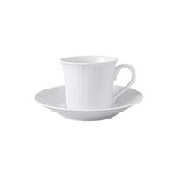 KAFFEETASSE MIT UNTERTASSE Cellini weiß 200 ml 2er Set - Weiß, Keramik (1/1/1cm) - Villeroy & Boch