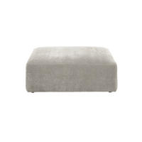 SOFA SITZELEMENT SEPHI Silber Cord - Silberfarben/Schwarz, Kunststoff/Textil (107/39/82cm) - KAWOLA
