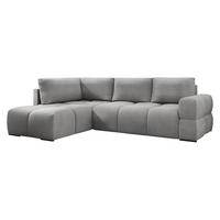 ECKSOFA Taremi - Schwarz/Grau, Holz/Kunststoff (267/185cm) - MIRJAN24