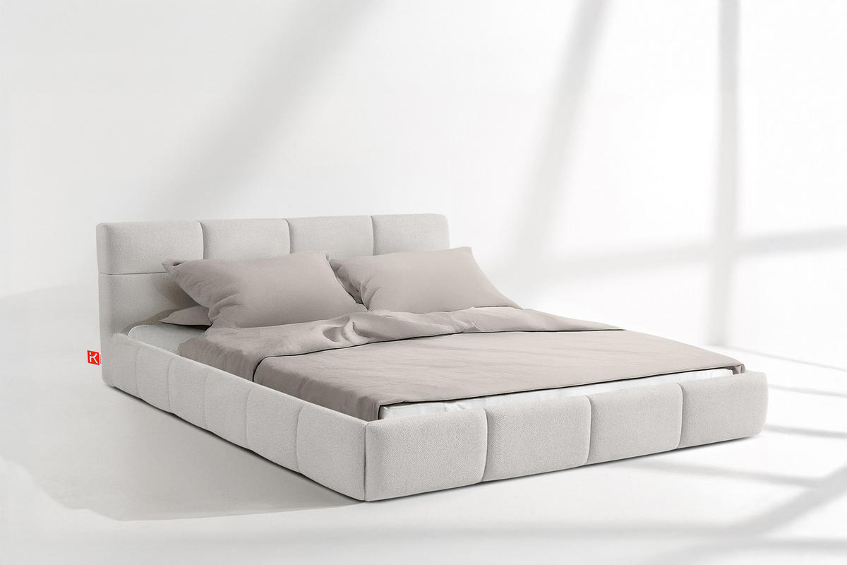 POLSTERBETT ALTOS, weiß - Weiß, Holz/Holzwerkstoff (180/200cm) - KONSIMO®