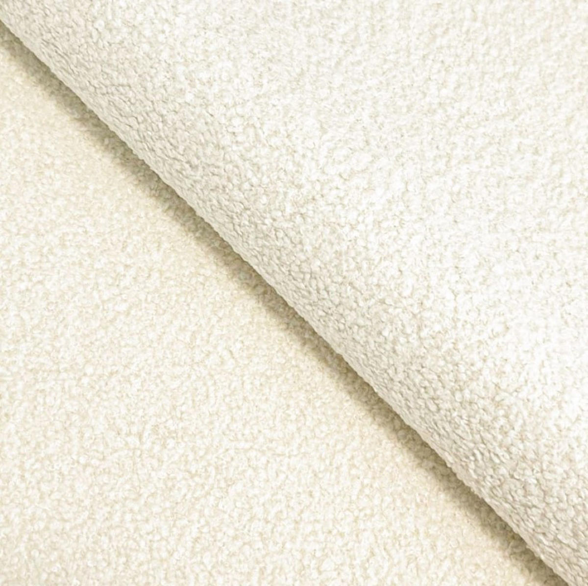 ECKSOFA Baloo mit Schlaffunktion und Bettkasten, komfortable Polsterung, Stoffbezug, lose Rückenkissen, freistehend, RECHTS, 276x176x88 cm, Cream - Creme, Holz/Textil (276/176cm) - DomoHome