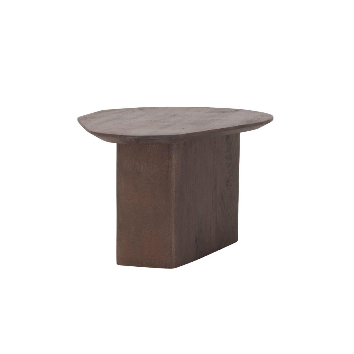 BEISTELLTISCH organisch 2er Set aus Mangoholz 70x60x35cm, braun - Braun, Holz (70/60/35cm) - Giga Meubel