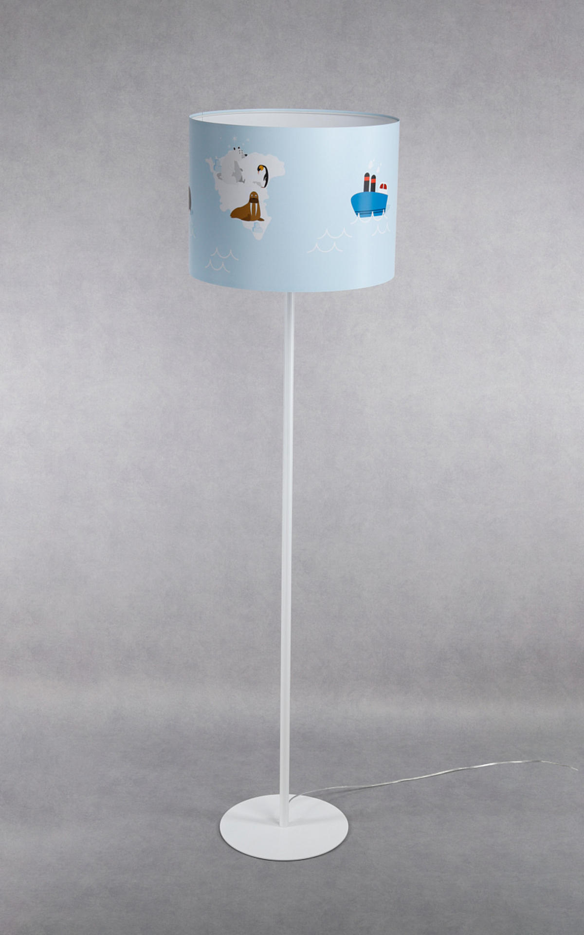 STEHLAMPE Bunt 40/30 cm - Multicolor/Weiß, Kunststoff (30/40/30cm) - KUNSTLOFT