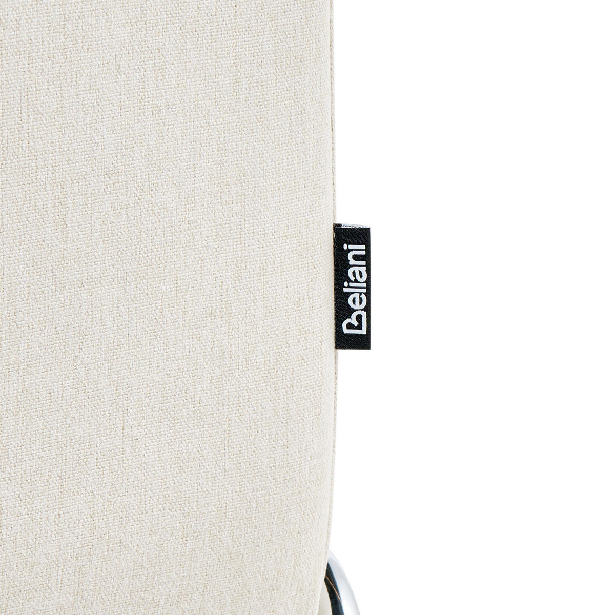 ESSZIMMERSTUHL 2er-Set Stoff Hellbeige Lecco - Beige, Textil (49/85/50cm) - Beliani