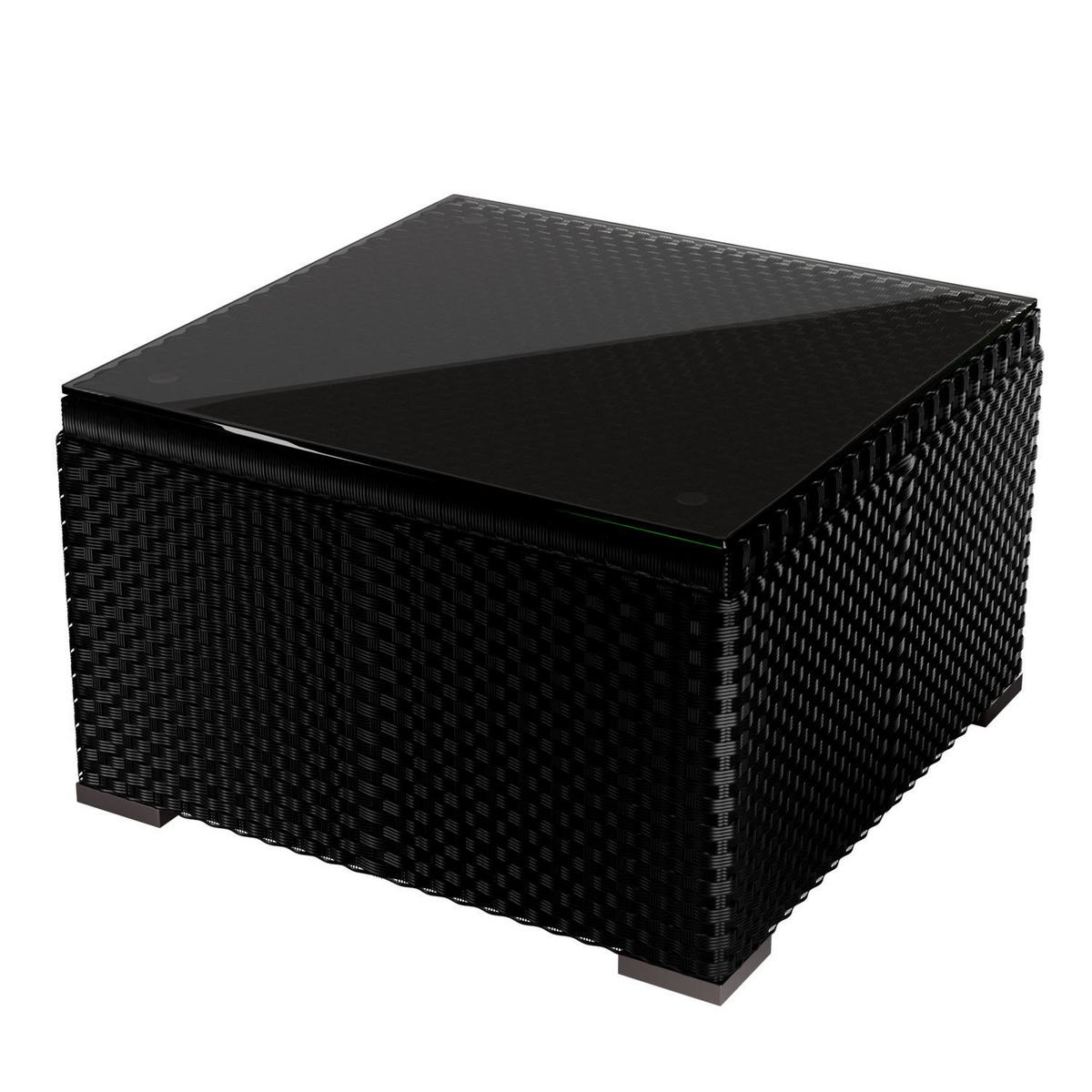 LOUNGEGARNITUR Punta Cana inkl. Abdeckung 3-tlg. - Creme, Kunststoff - Juskys