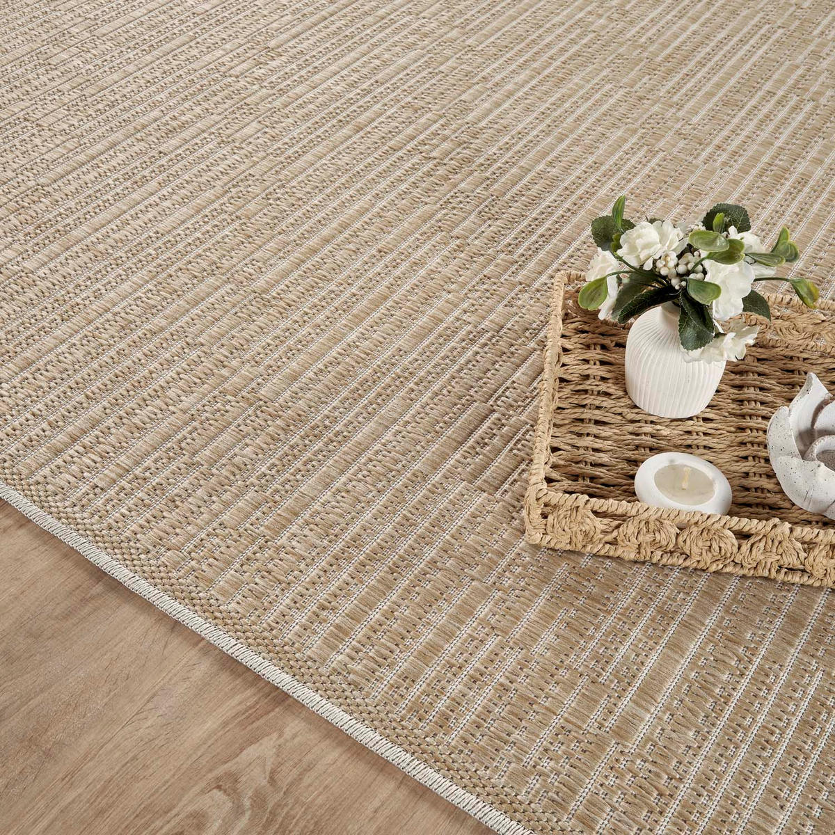 OUTDOOR-TEPPICH 789 Braun Wetterfest 100x200 cm - Braun, Textil (100/200cm) - carpet city