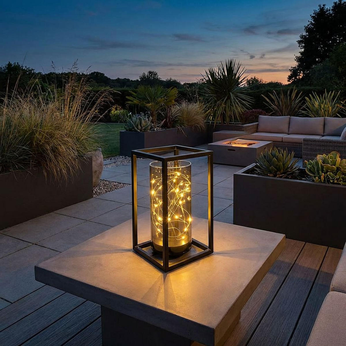 LED AUSSENLEUCHTE Metall Schwarz - Schwarz, Metall (14/14/25cm) - Globo Lighting