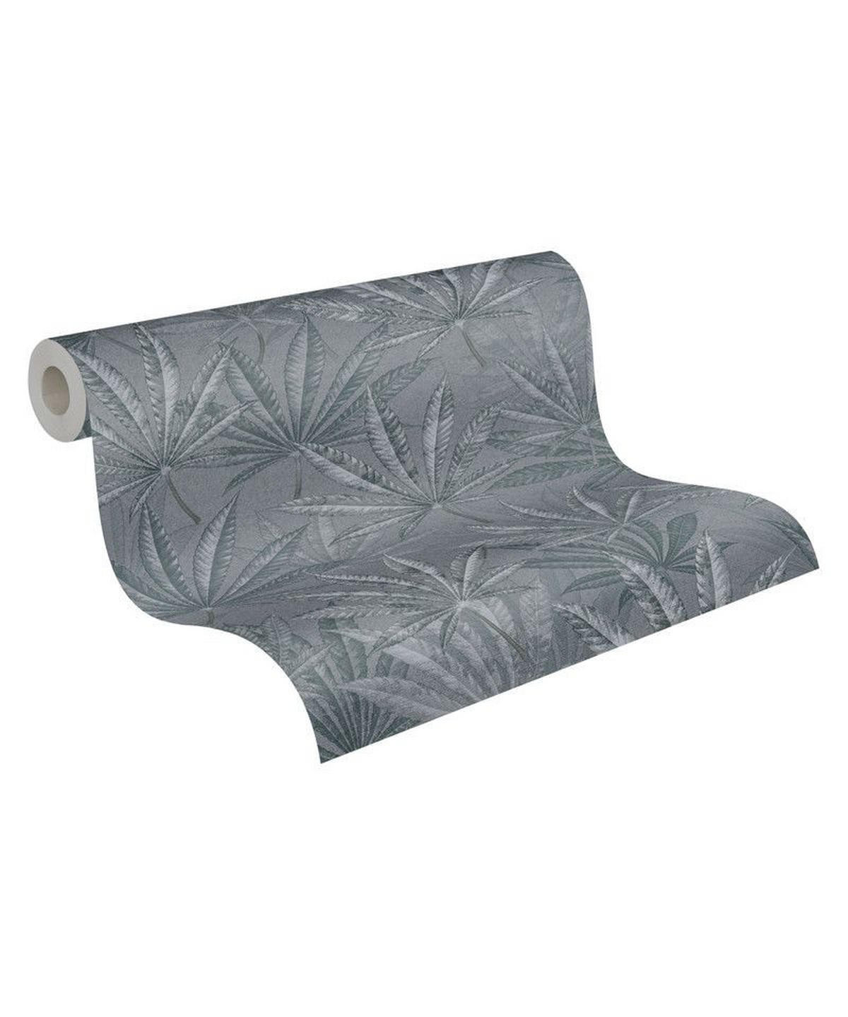 VLIESTAPETE Grau 53/1005 cm - Grau, Textil (53/1cm) - KUNSTLOFT