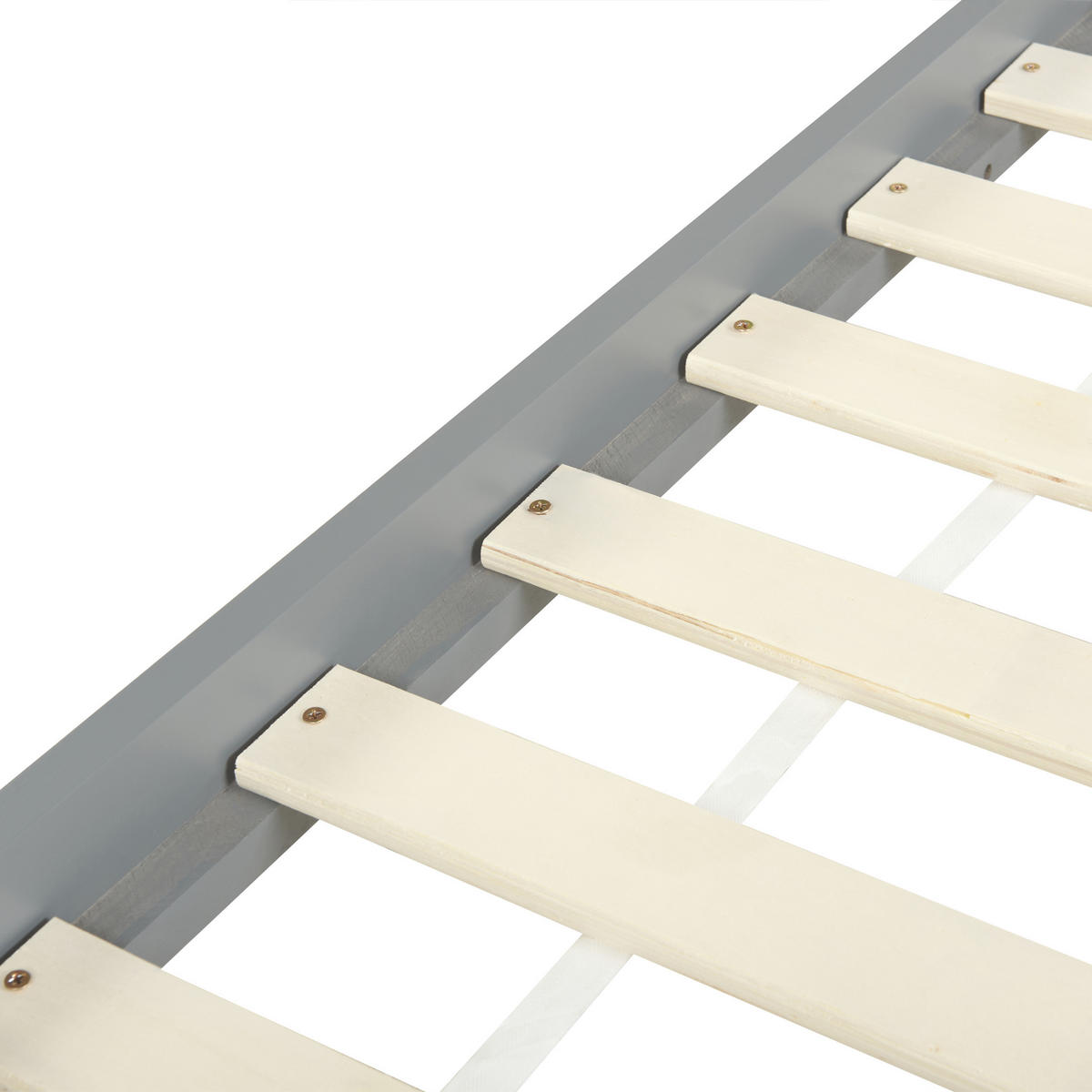 HOCHBETT 90x200 cm Grau Regat - Grau, Holz (90/200cm) - Beliani