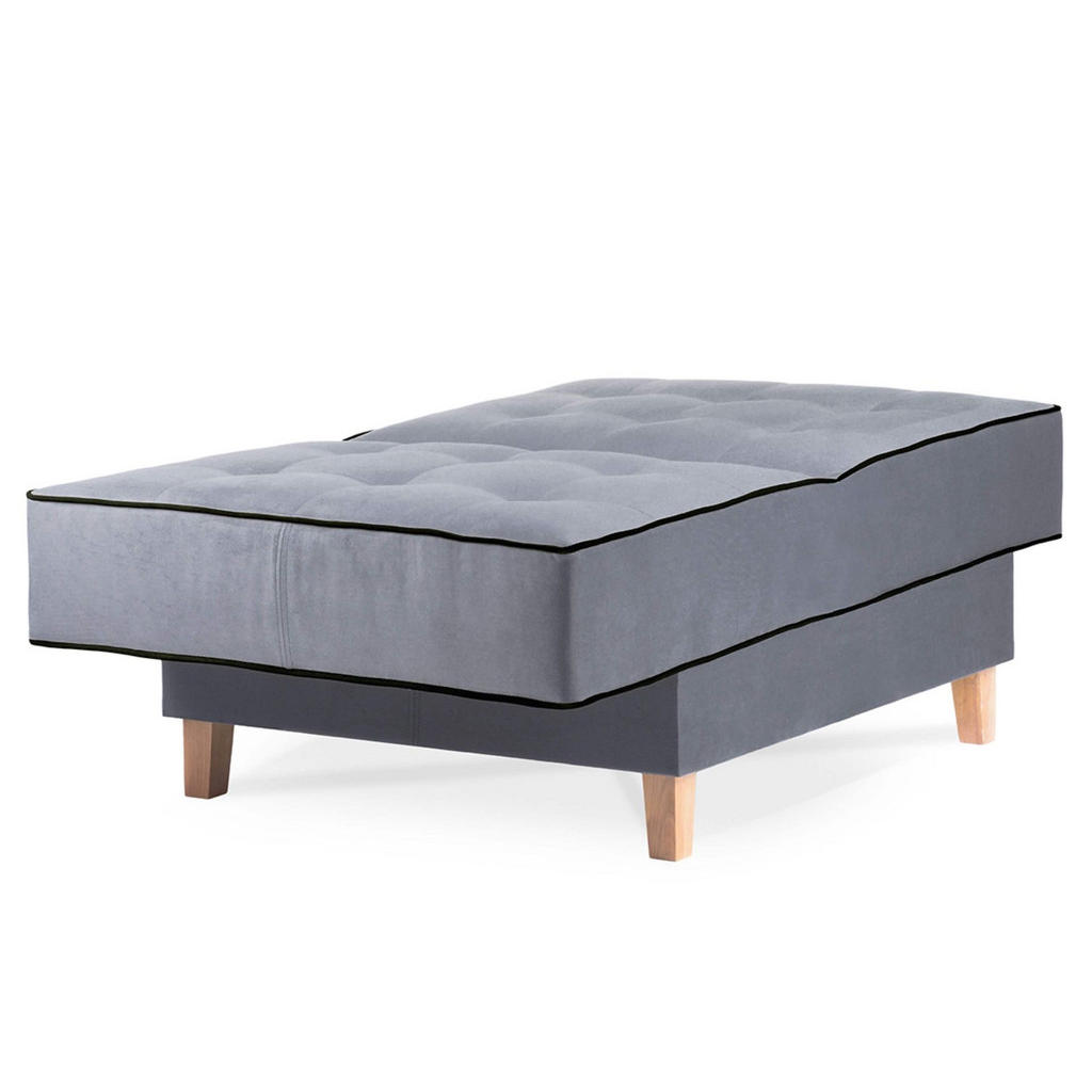 Thumbnail - Konsimo® Klappsessel, Grau, Textil, Rechteckig, 80x94x93 cm, Hergestellt in Europa, Wohnzimmer, Sessel, Schlafsessel